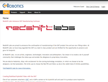 Tablet Screenshot of chrobotics.com